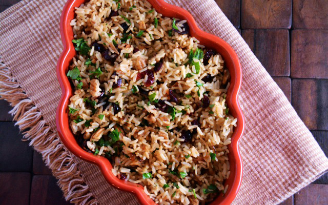 Cranberry Pecan Rice